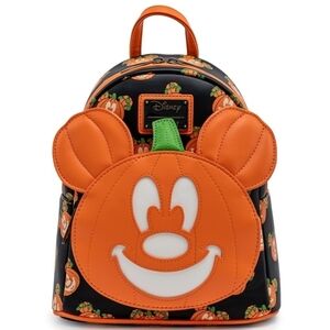 Loungefly Disney Mickey-O-Lantern Glow in the Dark Backpack